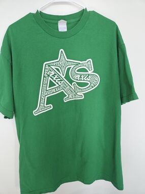 Oakland Athletics MLB T-Shirt | Green Athletics Wordmark Graphic Tee | Size XL🩷